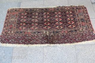 Turkoman tekke chuval 
size : 60 x 131 cm                        