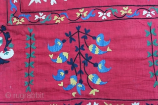 Central Asia Suzani very fine stitch 
size: 173 x 220 cm                      