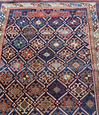 3339 Antique Shirvan Great colors. 
  Cir: 1900 Size: 5' X 3'6"
     Some worn areas.
   Zahirpour@gmail.com
          