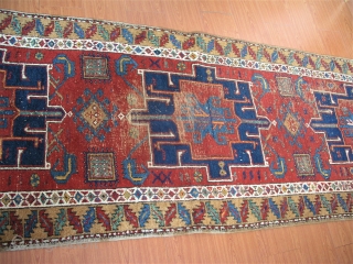 1900 heriz Kharaja karajeh runner rug From northwest  iran east azrebijian .
Great colors condition and quality.
Natural-dyed wool Persian Karaja rug handmade in or near the village of Qaraajeh (Karaja), in the  ...