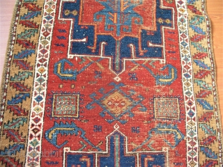 1900 heriz Kharaja karajeh runner rug From northwest  iran east azrebijian .
Great colors condition and quality.
Natural-dyed wool Persian Karaja rug handmade in or near the village of Qaraajeh (Karaja), in the  ...