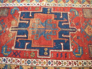 1900 heriz Kharaja karajeh runner rug From northwest  iran east azrebijian .
Great colors condition and quality.
Natural-dyed wool Persian Karaja rug handmade in or near the village of Qaraajeh (Karaja), in the  ...