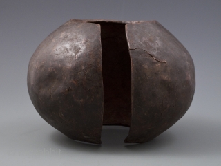 Copper currency anklet,
Mbole, Southeastern D.R. Congo.
Late 19th to early 20th century.Sold separately. 

#9703 24" (61 cm) in circumference by 4" (10 cm) thick 

#9704 25.75" (65.5 cm) in circumference by 6" (15.3  ...