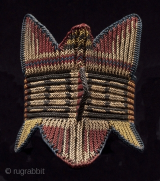 Armband, Konge Village, Morobe Province, Huon Gulf, Papua New Guinea
Traditionally made of plant fiber, this classic pattern is cleverly woven with scavenged electrical wire.
5” high by 10” interior circumference.
Mid-20th century.   