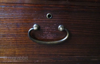 Antique Japanese Ko Tansu (Personal Storage Chest)

An antique Japanese Ko Tansu known as a personal storage chest made of Kiri (Paulownia) wood. Traditional wiped lacquer finish and original bronze fittings complement this  ...