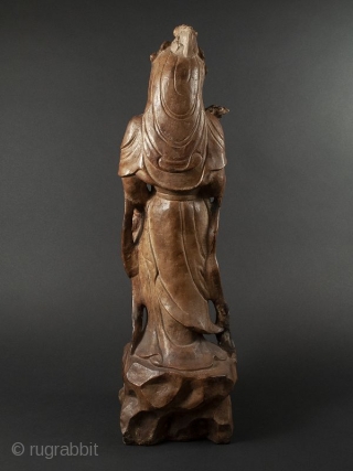 Chinese Guanyin Statue

Chinese Guanyin statue of a Buddhist Bodhisattva of mercy and compassion. Beautifully rendered with minor losses. 

Pvt. Los Angeles Estate 

Dates early 20th century 
Size H 23 1/2" x W  ...