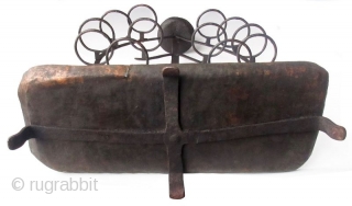 Japanese Tomyodai Shinto Shrine Candle Holder
Antique Japanese Shinto tomyodai candle holder, in the shape of a hoju or precious stone from a Buddhist temple. Made of hand forged iron, with a beautiful  ...