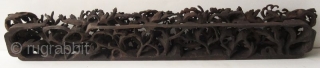 Antique Japanese Carved Panel of Chrysanthemums


Beautiful hand carved Japanese wood panel with stylized openwork carvings of various scrolling chrysanthemums and peonies. Each flowing one to the next layer out longitudinally on a  ...