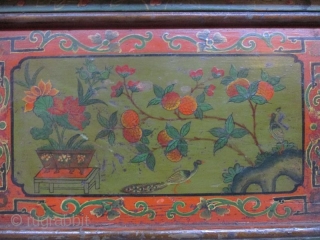Rare Pair of Traveling Tibetan 18th Century Prayer Tables

Antique Tibetan pair of low folding tables. Originally used by Buddhist priests for teaching and praying, these unusual tables fold down for travel. The  ...