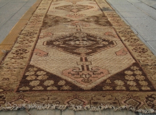 No.AC001 * Chinese "Khotan" Carpet Size:82x200cm(2'7"x6'7"). Origin: Xinjiang-Khotan. Shape: Rectangle.                       