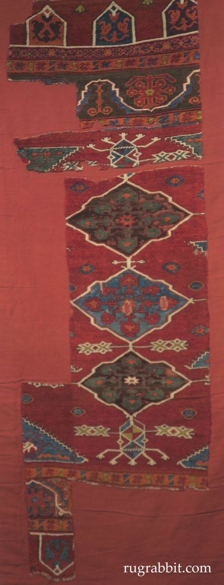 Rugs from the Christopher Alexander Collection at Sotheby's: central Anatolian rug fragment