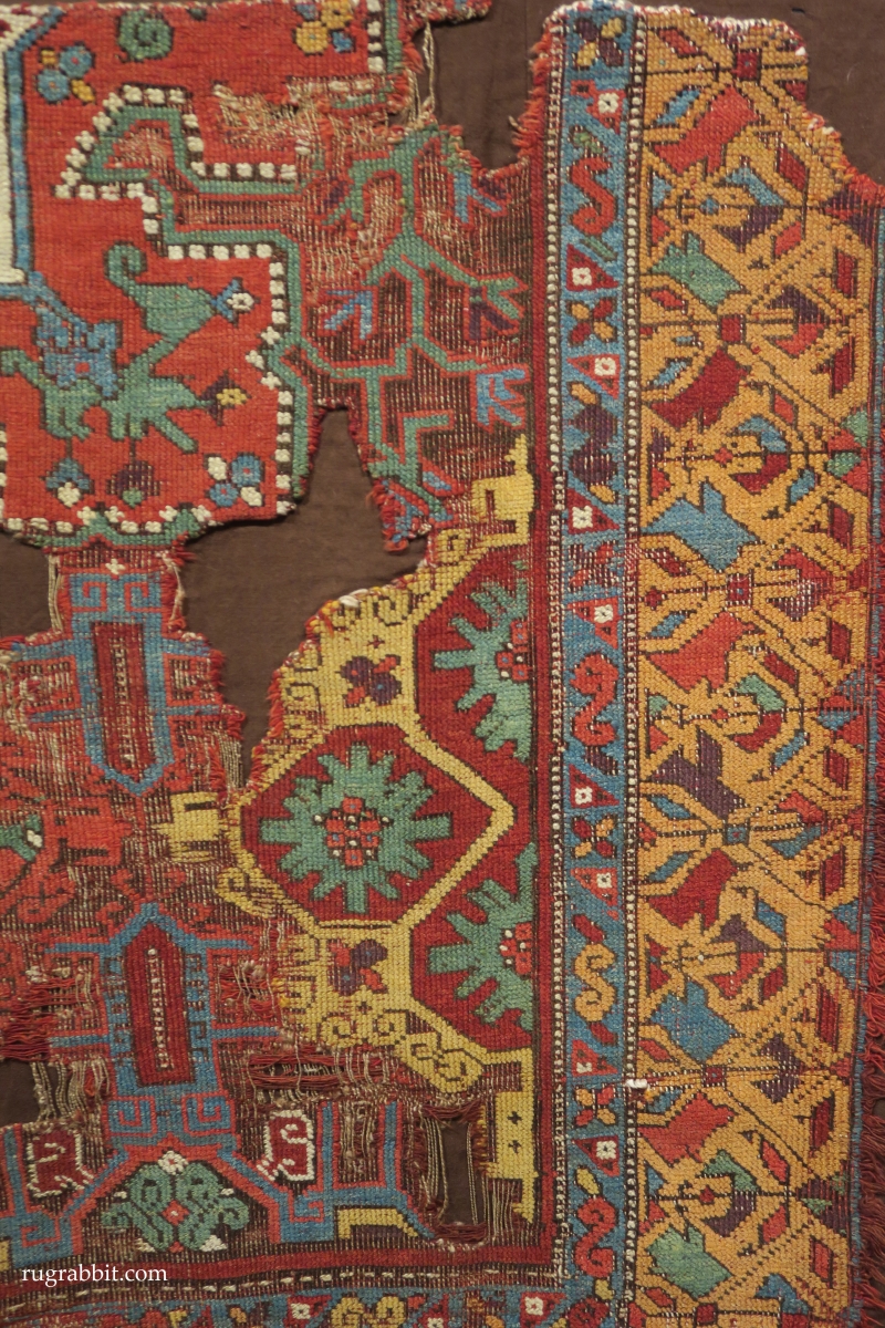 Rugs from the Christopher Alexander Collection at Sotheby's: 3 fragments of a western Anatolian rug