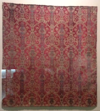 Ottoman silk velvet, Gulbenkian Museum, Lisbon