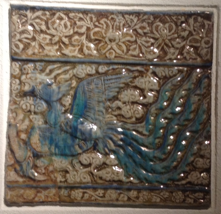 Persian tile, Kashan, beginning of the 14th century, Gulbenkian Museum