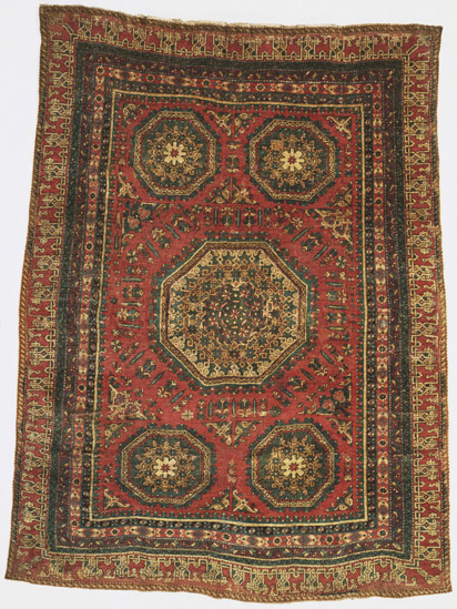 large pattern Holbein carpet