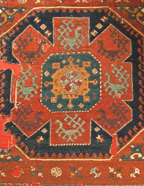 Anatolian Holbein variant Rug Konya Museum