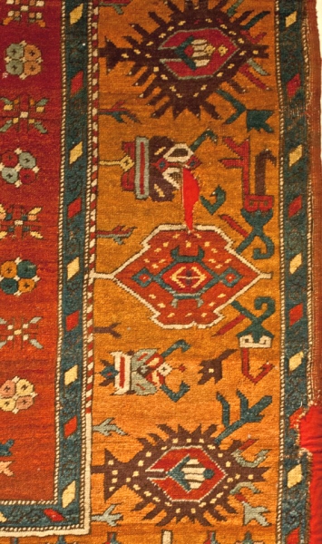 Anatolian Holbein variant Rug Konya Museum