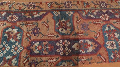 Rugs from the Christopher Alexander Collection at Sotheby's: fragments from a long Karapinar carpet