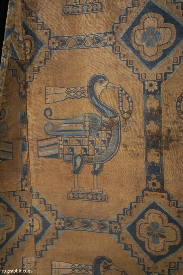 Sotheby's : Sogdian silk textile shirt , 7th-9th century