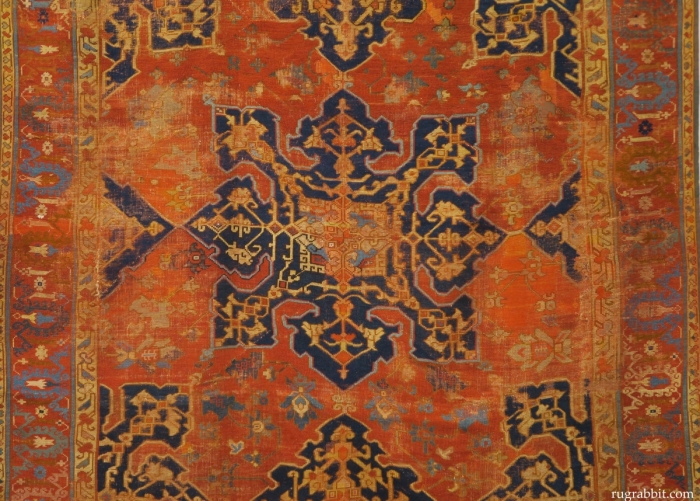 Rugs from the Christopher Alexander Collection at Sotheby's: star Ushak carpet