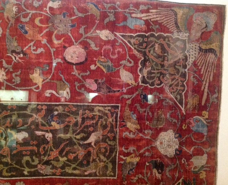Grotesque Carpet, Safavid Persia, Tabriz (?) 16th century, silk pile, Gulbenkian Museum