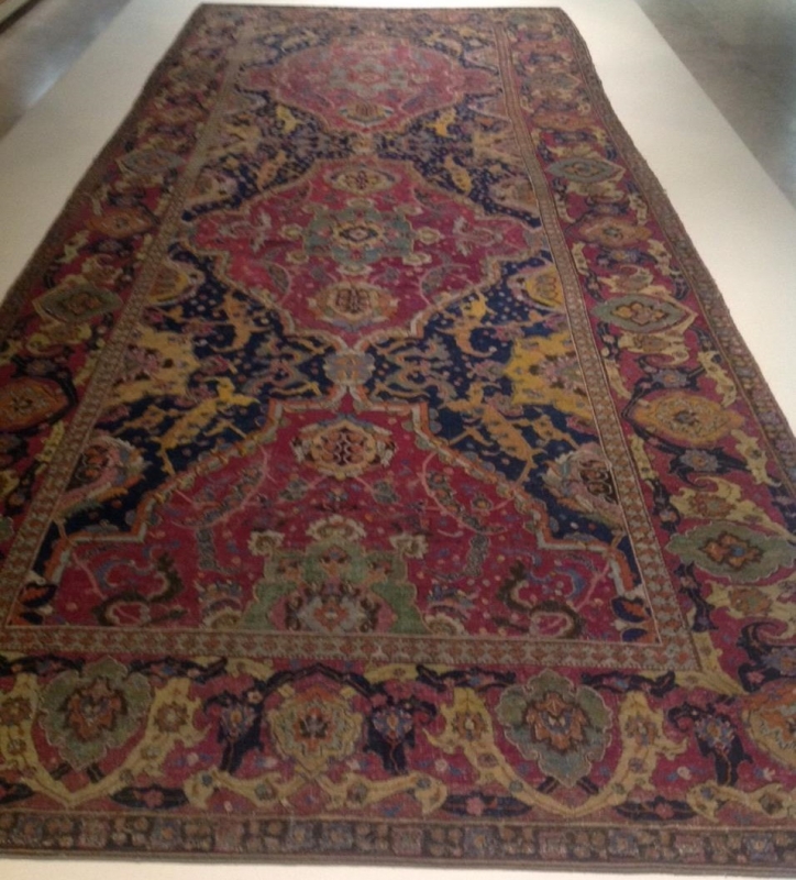 central Persian carpet, Safavid era, 17th century, Gulbenkian Museum