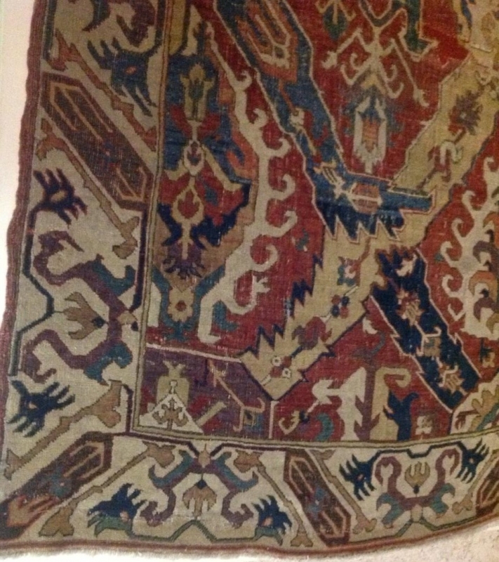 Caucasian Dragon carpet, Safavid era, 17th century, Gulbenkian Museum