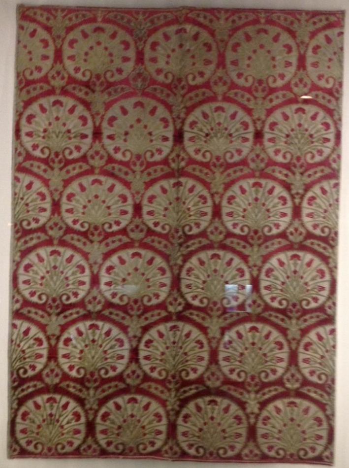 Ottoman silk velvet, Gulbenkian Museum, Lisbon