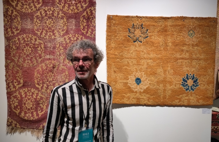 Clive Roger's Tibetan khaden and Alberto Levi's Tiffany Carpet fragment