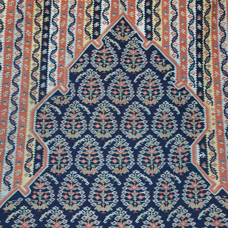 fine Senneh kilim with Serkan Sari