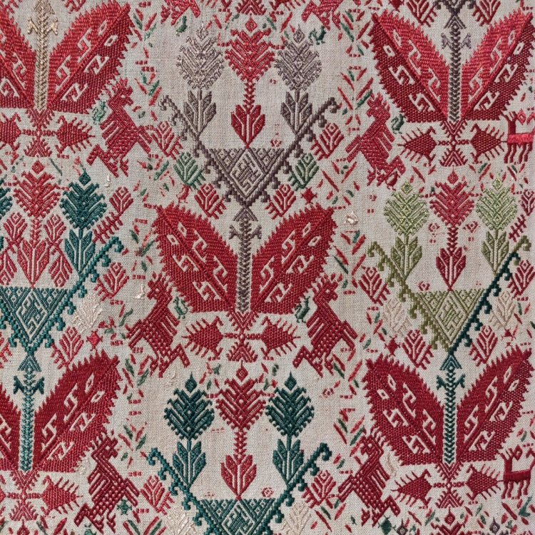 Greek island Dodecanese embroidery, Rhodes, Joss Grahmam