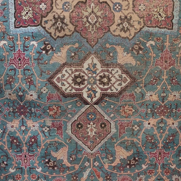 Tabriz medallion carpet Safavid era Textile Museum