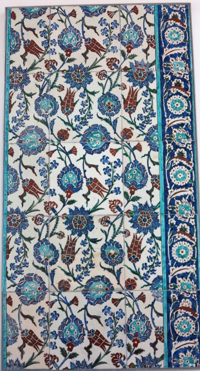 Ottoman Iznik Tiles, Benaki Museum of Islamic Art, athens