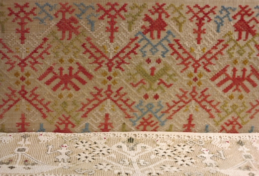 embroidery from the island of Anaphi, 18th century, Benaki Museum