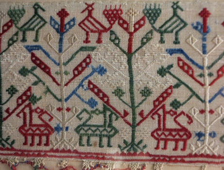 embroidery from the island of Anaphi, 18th century, Benaki Museum