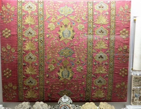 embroidered textile from Asia Minor, 18th century, Benaki Museum